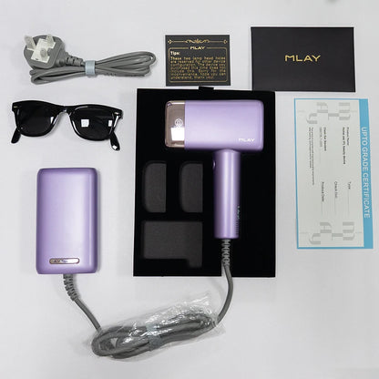 MLAY T14 IPL ICE Cooling IPL Laser Epilator Home Hair Removal Device Replaceable Face Body Bikini Lamps For Women Men Painless