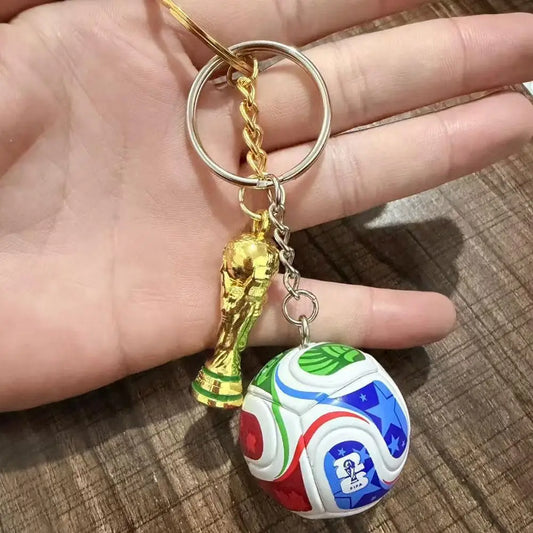 2026 World Soccer Edition Keychain – USA, Canada & Mexico Host Nations Souvenir Bag Pendant