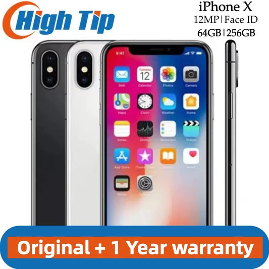 Original Unlocked Apple iPhone X | 64GB & 256GB | Used Mobile
