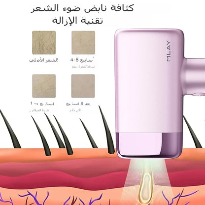 MLAY T14 IPL ICE Cooling IPL Laser Epilator Home Hair Removal Device Replaceable Face Body Bikini Lamps For Women Men Painless