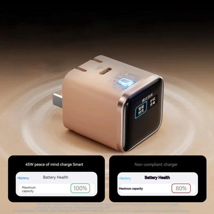 Anker Nano 45W Smart Display USB-C Fast Charger | Foldable