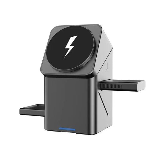 3-in-1 Magnetic Wireless Charger for iPhone 16 Pro Max & Watch