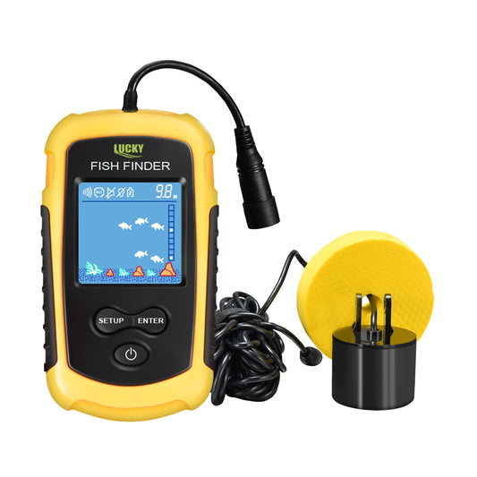 FFC1108-1 Portable Sonar Fish Finder | 100M Depth Echo Sounder
