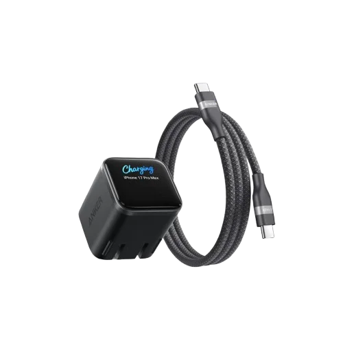 Anker Nano 45W Smart Display USB-C Fast Charger | Foldable